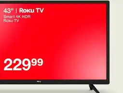 Target 43 Smart 4K HDR Roku TV offer