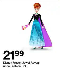 Target Disney Frozen Jewel Reveal Anna Fashion Doll offer