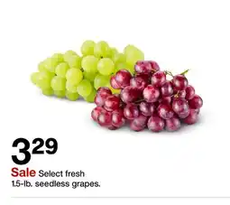 Target 1.5-lb. seedless grapes offer