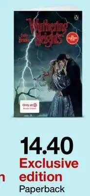 Target Wuthering Heights Exclusive edition Paperback offer