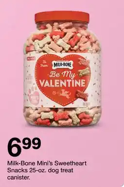 Target Milk-Bone Mini's Sweetheart Snacks 25-oz. dog treat canister offer