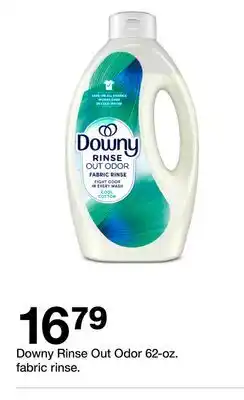 Target Downy Rinse Out Odor 62 - oz. fabric rinse offer