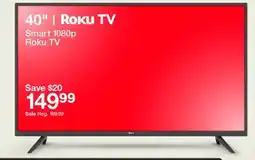 Target 40 Smart 1080p Roku TV offer