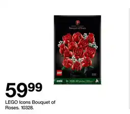 Target LEGO Icons Bouquet of Roses offer