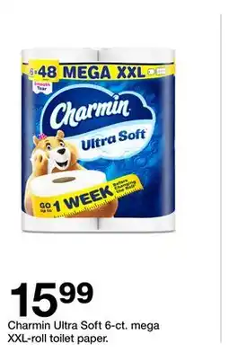 Target Charmin Ultra Soft 6-ct. mega XXL-roll toilet paper offer