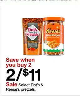 Target Select Dot's & Reese's pretzels offer