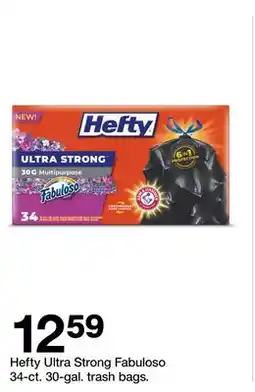 Target Hefty Ultra Strong Fabuloso 34-ct. 30-gal. trash bags offer