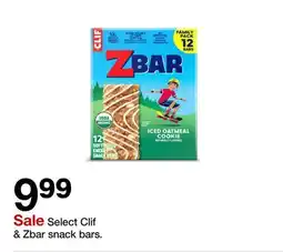 Target Select Clif & Zbar snack bars offer