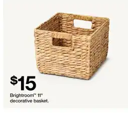 Target Brightroom 11 decorative basket offer