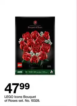 Target LEGO Icons Bouquet of Roses set offer