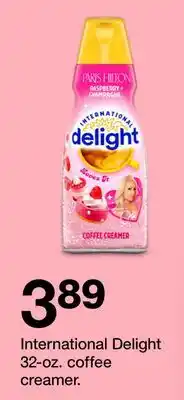 Target International Delight 32-oz. coffee creamer offer