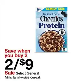 Target Select General Mills family-size cereal offer