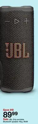 Target JBL Grip portable Bluetooth speaker offer