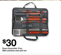 Target Room Essentials 17-pc. BBQ stainless steel grill set offer