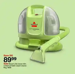 Target Bissell Little Green Mini corded portable carpet cleaner offer
