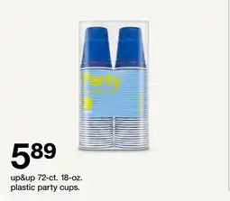 Target up&up 72-ct. 18-oz. plastic party cups offer