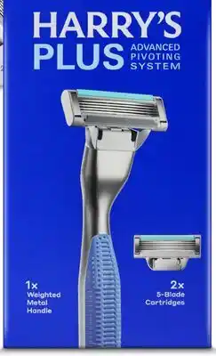 Target Harry's Plus razor with 2 blade refills offer