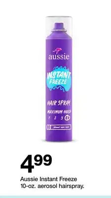 Target Aussie Instant Freeze 10-oz. aerosol hairspray offer