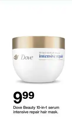 Target Dove Beauty 10-in-1 serum intensive repair hair mask offer