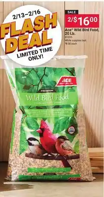 Ace Hardware Ace Wild Bird Food, 2020 Lb offer