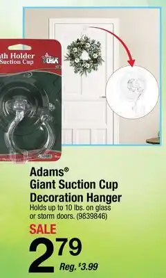 Ace Hardware Adams Giant Suction Cup Decoration Hanger offer