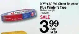 Ace Hardware 0.7 x 60 Yd. Clean Release Blue Painter's Tape offer