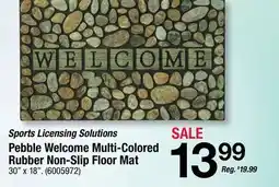 Ace Hardware Pebble Welcome Multi-Colored Rubber Non-Slip Floor Mat offer