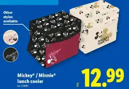 Lidl Mickey minnie lunch cooler offer