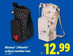 Lidl Mickey minnie eclipse tumbler tote offer
