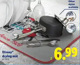 Lidl Disney drying mat offer