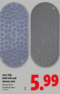 Lidl bath tub and shower mat offer