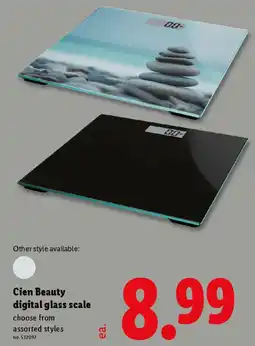 Lidl Cien Beauty digital glass scale offer