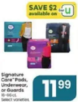 Signature Care Pads Underwear Or Guards