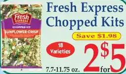 Market Basket Fresh Express Chopped Kits offer