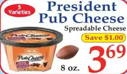 Market Basket President Pub Cheese offer