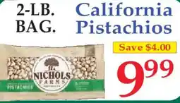 Market Basket California Pistachios offer