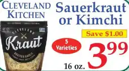 Market Basket Sauerkraut or kimchi offer