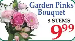 Market Basket Garden Pinks Bouquet offer