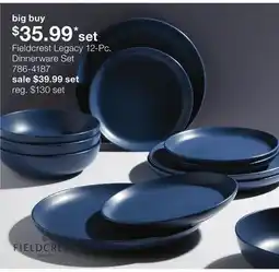 JC Penney Fieldcrest Legacy 12-Pc. Dinnerware Set offer