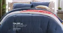 JC Penney Home Expressions Waffle Grid Twin/Twin XL Comforter Set offer