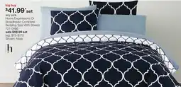JC Penney Home Expressions Or Broadhaven Complete Bedding Sets With Sheets offer