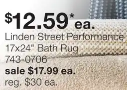 JC Penney Linden Street Performance 17x24 Bath Rug offer