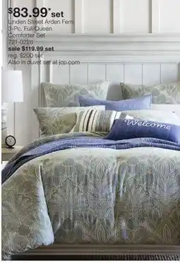 JC Penney Linden Street Arden Fern 3-Pc. Full/Queen Comforter Set offer