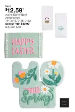 JC Penney Avanti Easter Bath Accessories offer