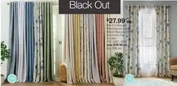 JC Penney Martha Stewart Westchester Linen Blend Blackout 84 Grommet-Top Curtain offer