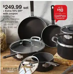 JC Penney Bobby Flay 13-Pc. Ceramic Cookware Set offer