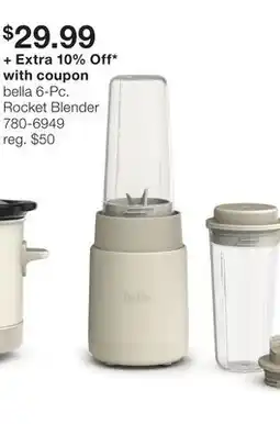JC Penney bella 6-Pc. Rocket Blender offer