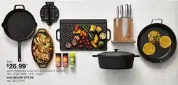 JC Penney Jenny Martinez Cast Iron Cookware & Cutlery offer