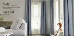 JC Penney Fieldcrest Davina Solid, Print Or Vine Jacquard Energy-Saving 100% Blackout 84 Grommet-Top Curtain offer