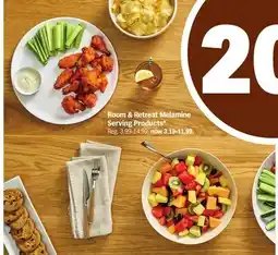 Meijer Room & Retreat Melamine Serving Products offer